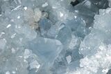 Sky Blue Celestine (Celestite) Crystal Geode - lbs! #210376-3